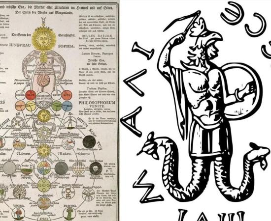 Mystical depictions of Sophia and Gnosticism